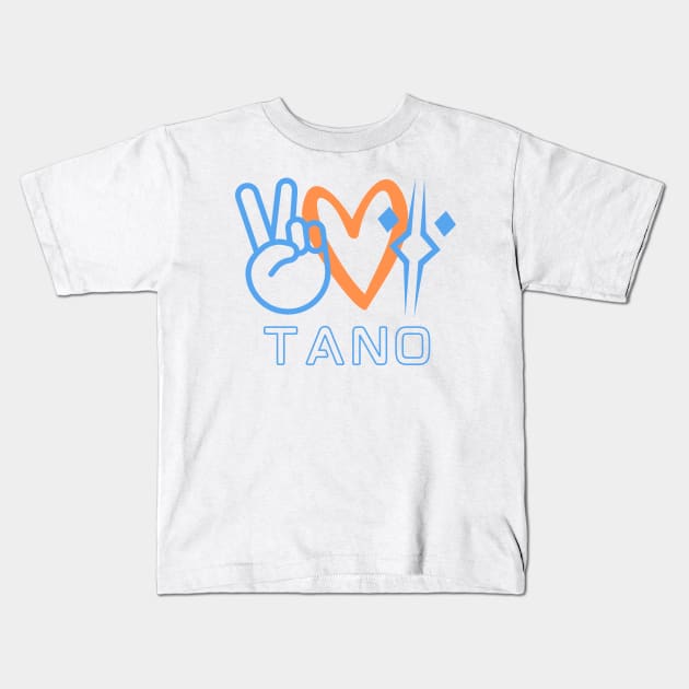 Peace, Love, Tano Kids T-Shirt by magicalshirtdesigns